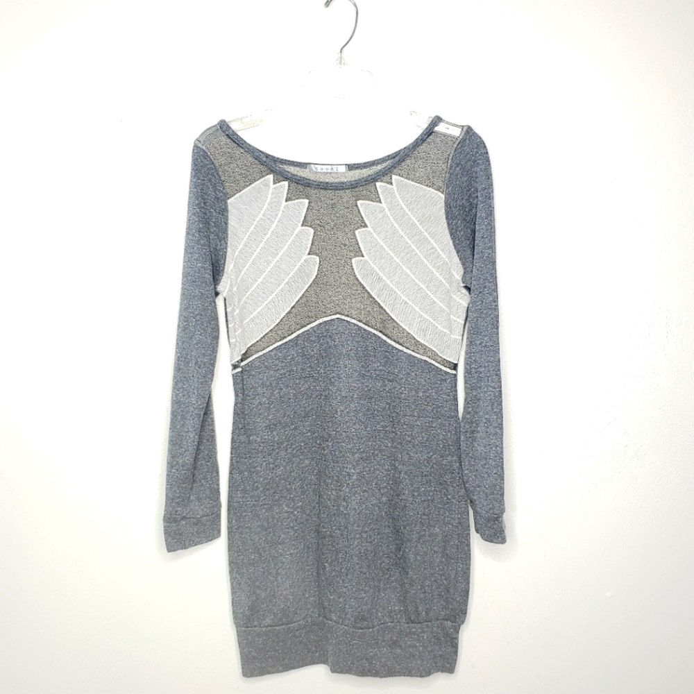 Easel Angel Wing Mesh Longstreet Dress Size Small